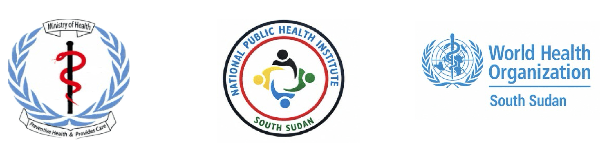 National Public Health Institute South Sudan, Ministry of Health, and WHO South Sudan